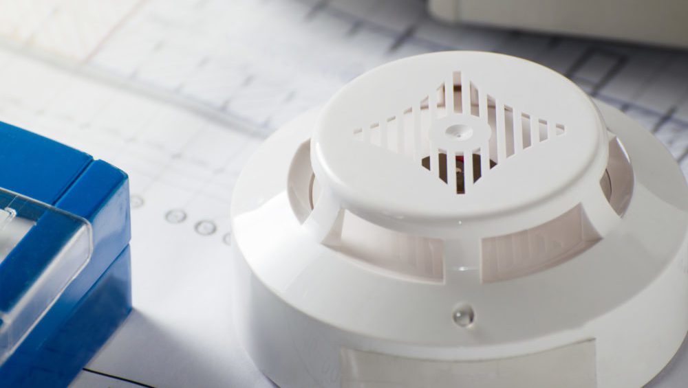 Photo of home smoke alarm included in a calendar for shoppers: October's best buys.